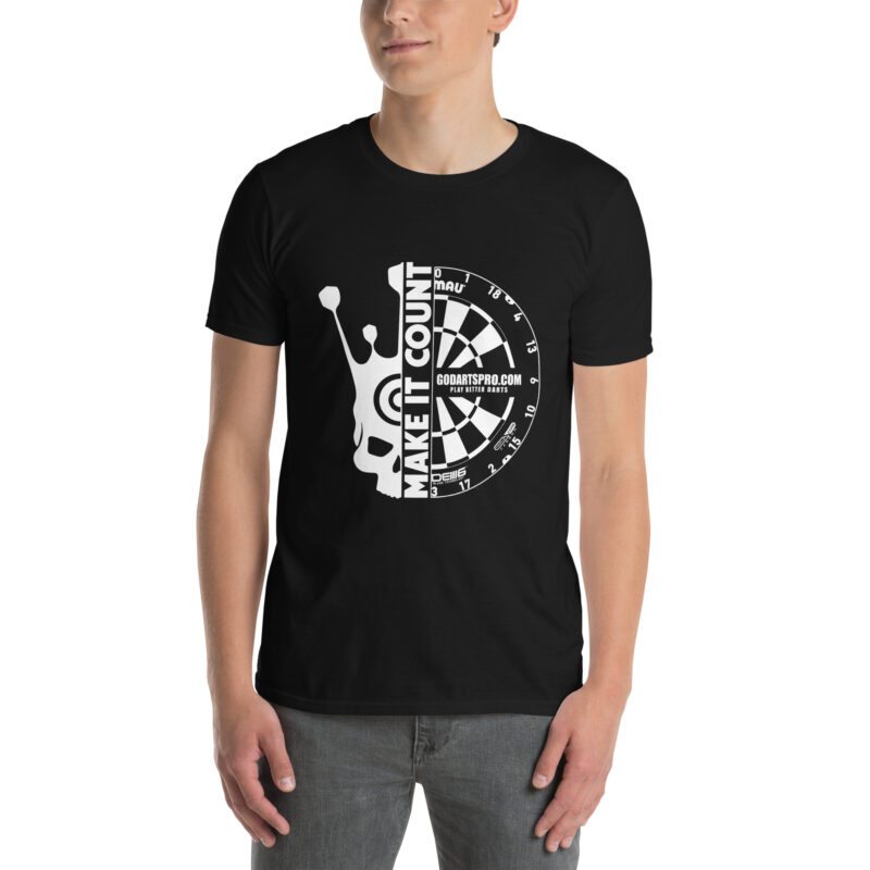 Short-Sleeve "Half Skull Dartboard" Unisex T-Shirt - Image 2