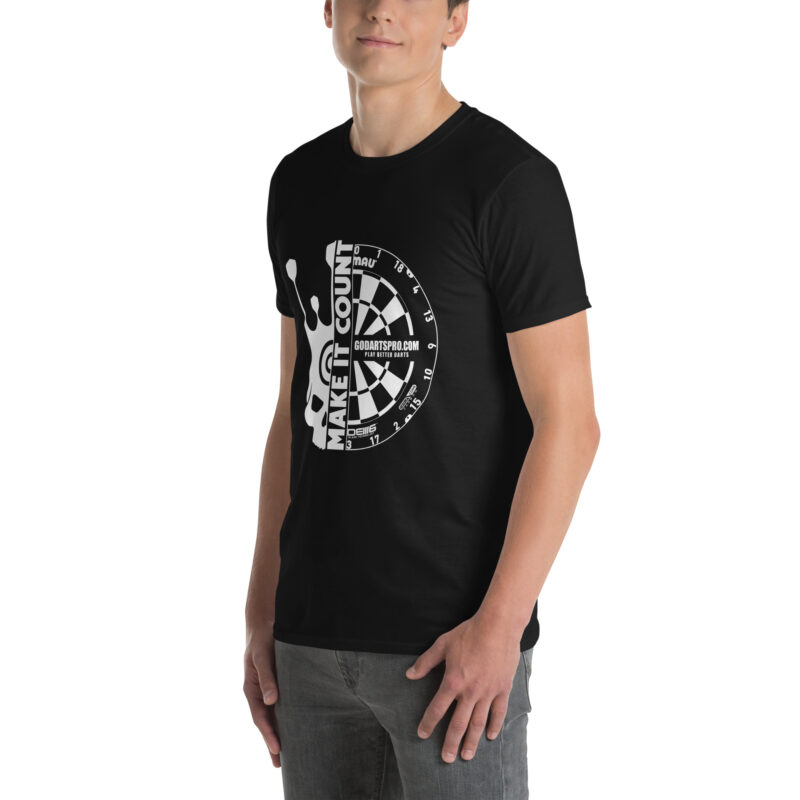 Short-Sleeve "Half Skull Dartboard" Unisex T-Shirt - Image 7