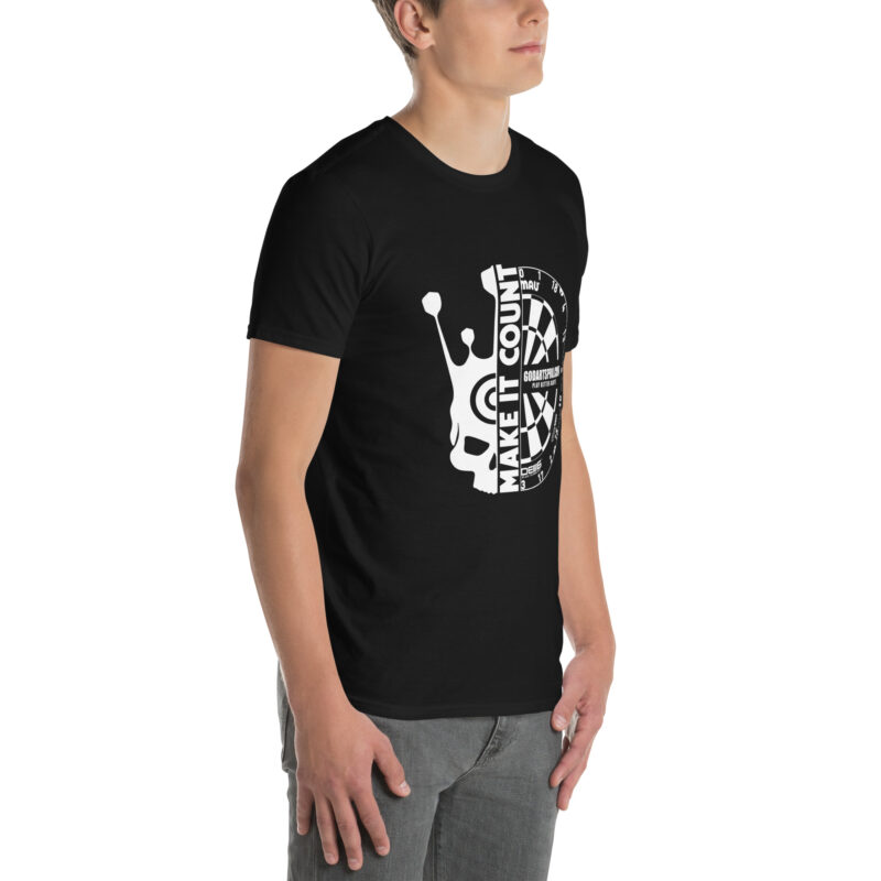 Short-Sleeve "Half Skull Dartboard" Unisex T-Shirt - Image 6