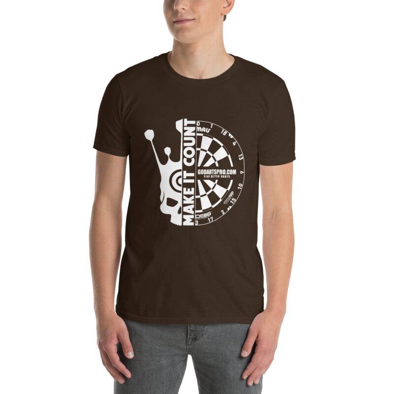 Short-Sleeve "Half Skull Dartboard" Unisex T-Shirt - Image 14