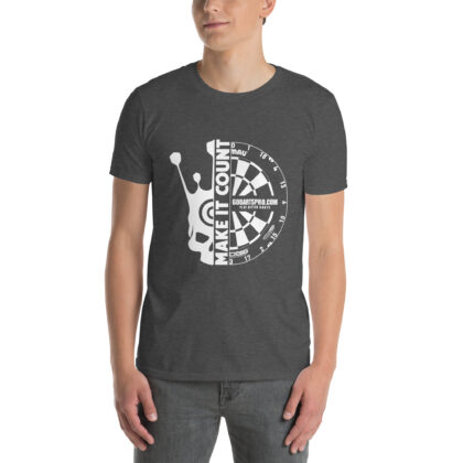 Short-Sleeve "Half Skull Dartboard" Unisex T-Shirt