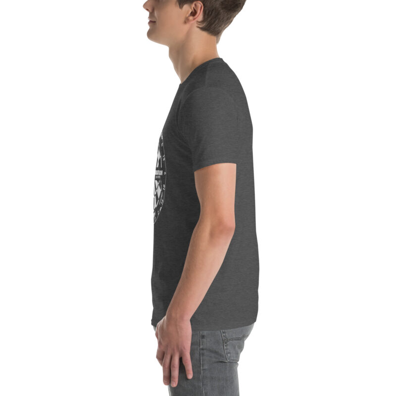 Short-Sleeve "Half Skull Dartboard" Unisex T-Shirt - Image 22
