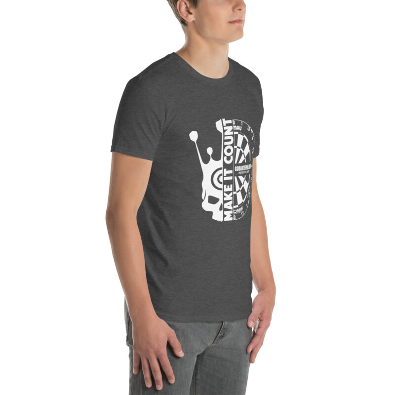 Short-Sleeve "Half Skull Dartboard" Unisex T-Shirt - Image 21