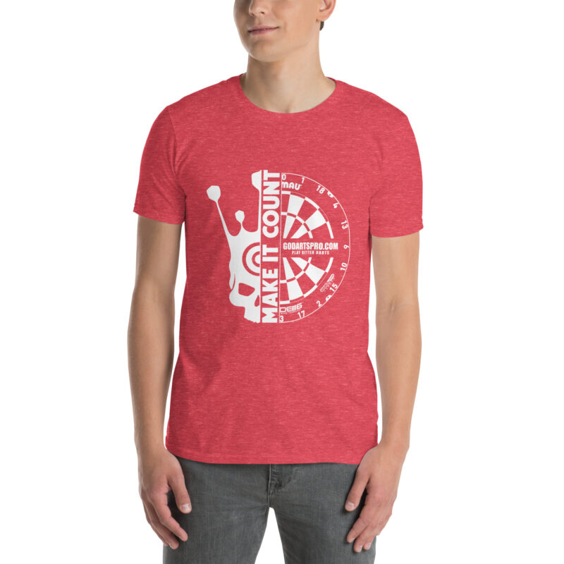 Short-Sleeve "Half Skull Dartboard" Unisex T-Shirt - Image 31