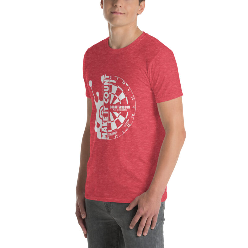 Short-Sleeve "Half Skull Dartboard" Unisex T-Shirt - Image 36