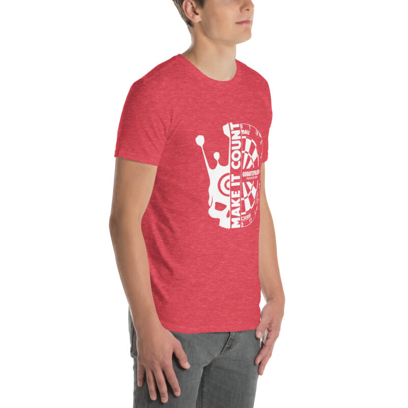 Short-Sleeve "Half Skull Dartboard" Unisex T-Shirt - Image 35