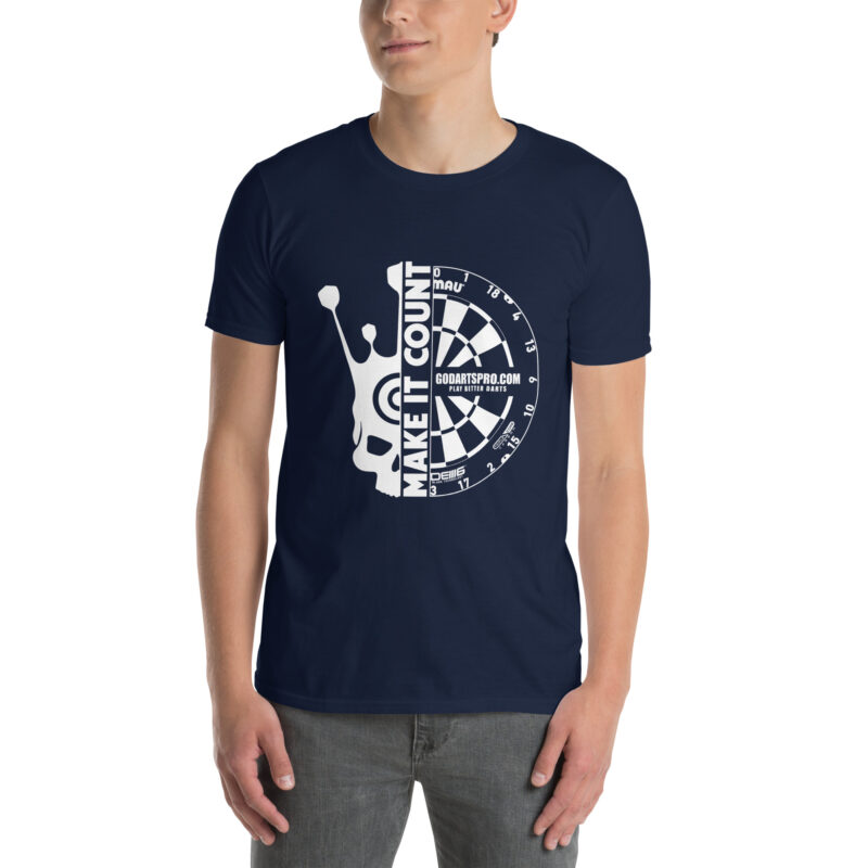 Short-Sleeve "Half Skull Dartboard" Unisex T-Shirt - Image 8