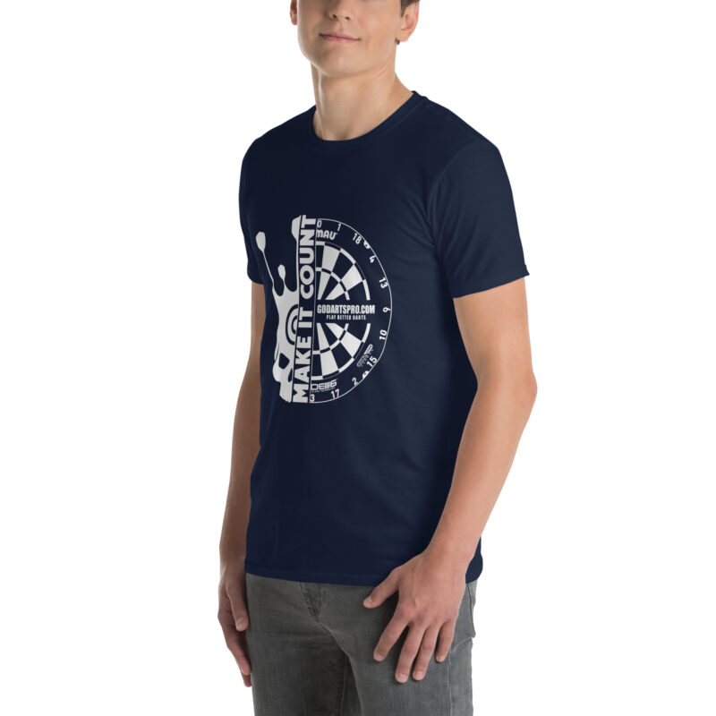 Short-Sleeve "Half Skull Dartboard" Unisex T-Shirt - Image 13