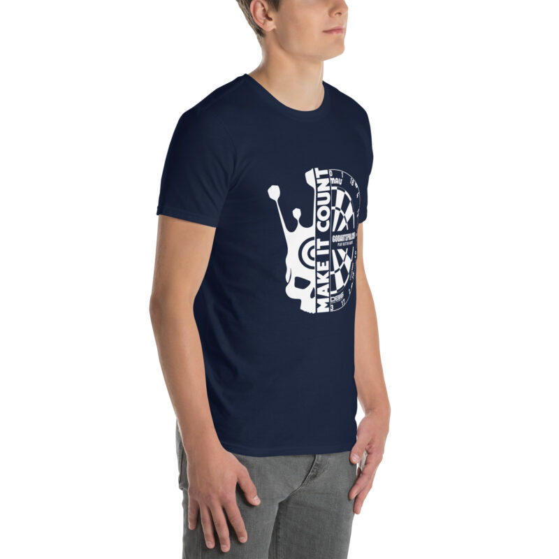 Short-Sleeve "Half Skull Dartboard" Unisex T-Shirt - Image 12