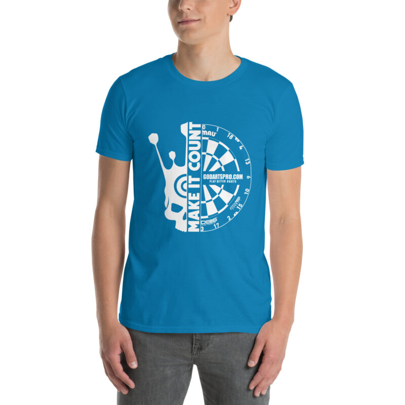 Short-Sleeve "Half Skull Dartboard" Unisex T-Shirt - Image 26