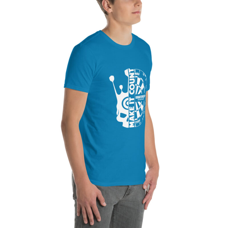 Short-Sleeve "Half Skull Dartboard" Unisex T-Shirt - Image 27