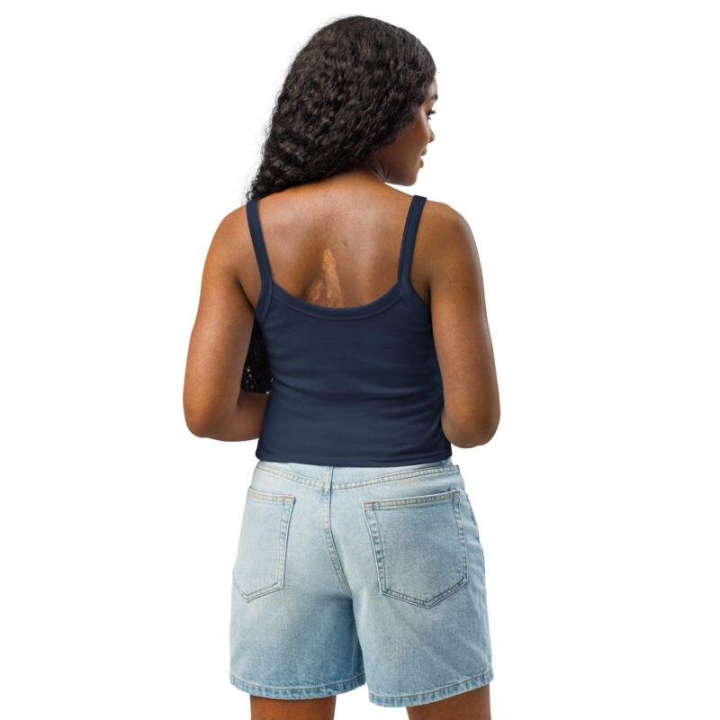 Women’s "Half-skull dartboard" micro-rib tank top - Image 5